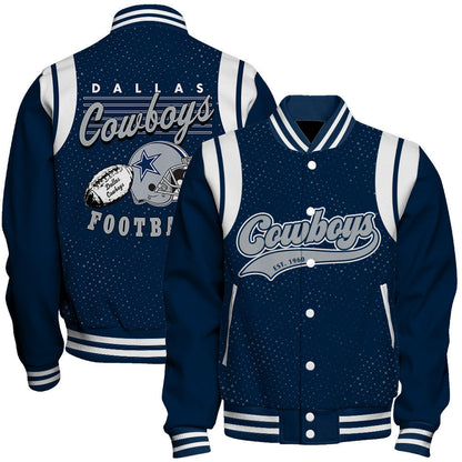 Dallas Cowboys National Football League 2026 Make Your Mark Unisex Varsity Jacket