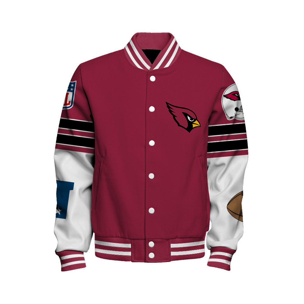 Arizona Cardinals National Football League 2026 Feel The Power Unisex Varsity Jacket