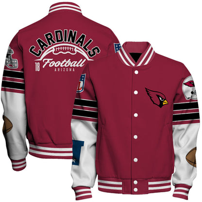 Arizona Cardinals National Football League 2026 Feel The Power Unisex Varsity Jacket