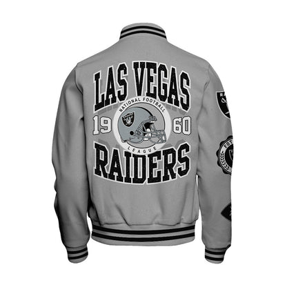 Las Vegas Raiders 2026 Feel The Power Unisex Varsity Jacket
