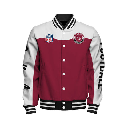 Arizona Cardinals National Football League 2026 Face Any Weather Unisex Varsity Jacket
