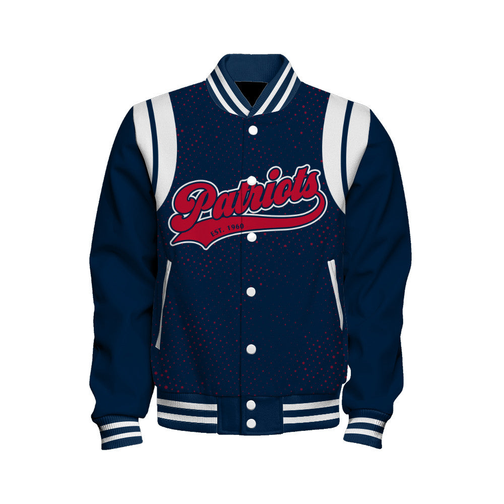 New England Patriots National Football League 2026 Make Your Mark Unisex Varsity Jacket
