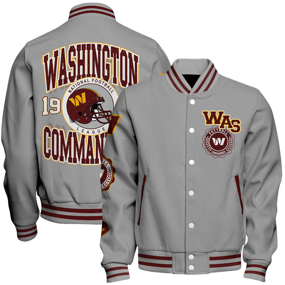 Washington Commanders 2026 Feel The Power Unisex Varsity Jacket