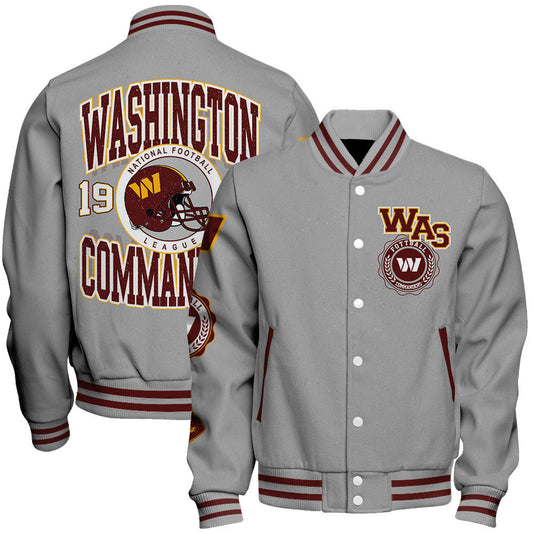 Washington Commanders 2026 Feel The Power Unisex Varsity Jacket