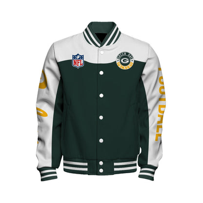 Green Bay Packers National Football League 2026 Face Any Weather Unisex Varsity Jacket
