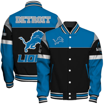 Detroit Lions National Football League 2026 Feel The Power Unisex Varsity Jacket