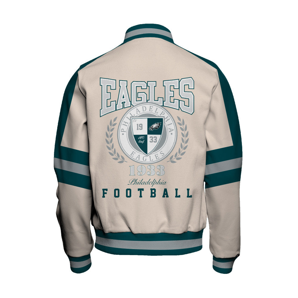 Philadelphia Eagles | Football Team 2026 Feel The Power Unisex Varsity Jacket
