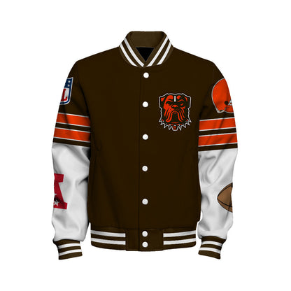 Cleveland Browns National Football League 2026 Feel The Power Unisex Varsity Jacket