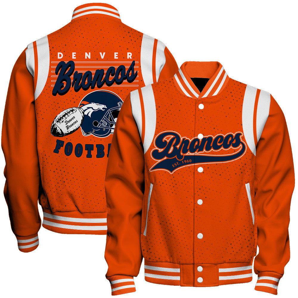 Denver Broncos National Football League 2026 Make Your Mark Unisex Varsity Jacket