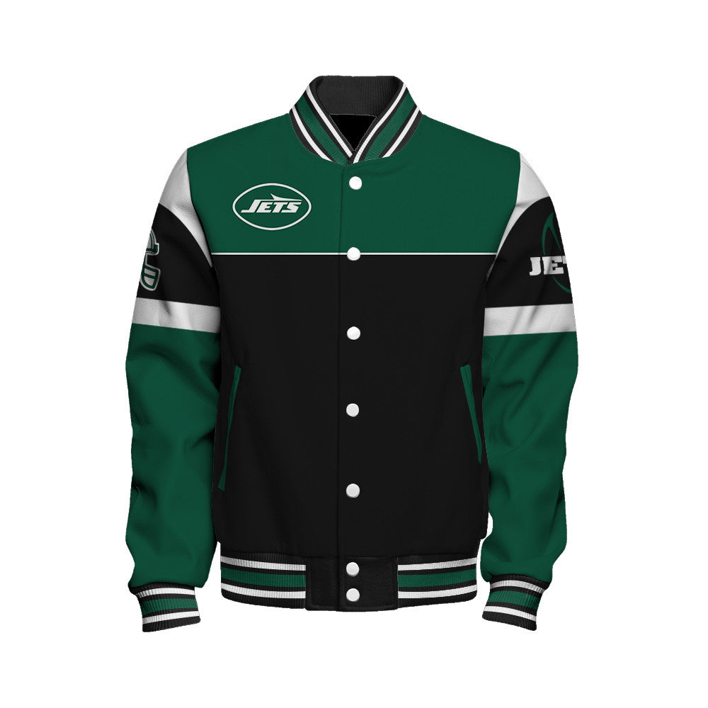 New York Jets National Football League 2026 Feel The Power Unisex Varsity Jacket