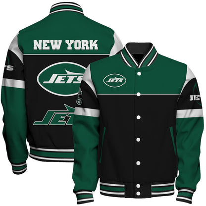 New York Jets National Football League 2026 Feel The Power Unisex Varsity Jacket