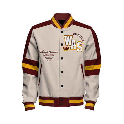 Washington Commanders | Football Team 2026 Feel The Power Unisex Varsity Jacket