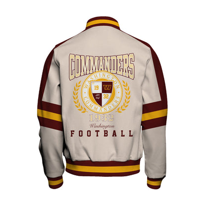 Washington Commanders | Football Team 2026 Feel The Power Unisex Varsity Jacket