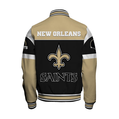 New Orleans Saints National Football League 2026 Feel The Power Unisex Varsity Jacket