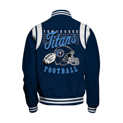 Tennessee Titans National Football League 2026 Make Your Mark Unisex Varsity Jacket