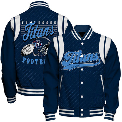 Tennessee Titans National Football League 2026 Make Your Mark Unisex Varsity Jacket