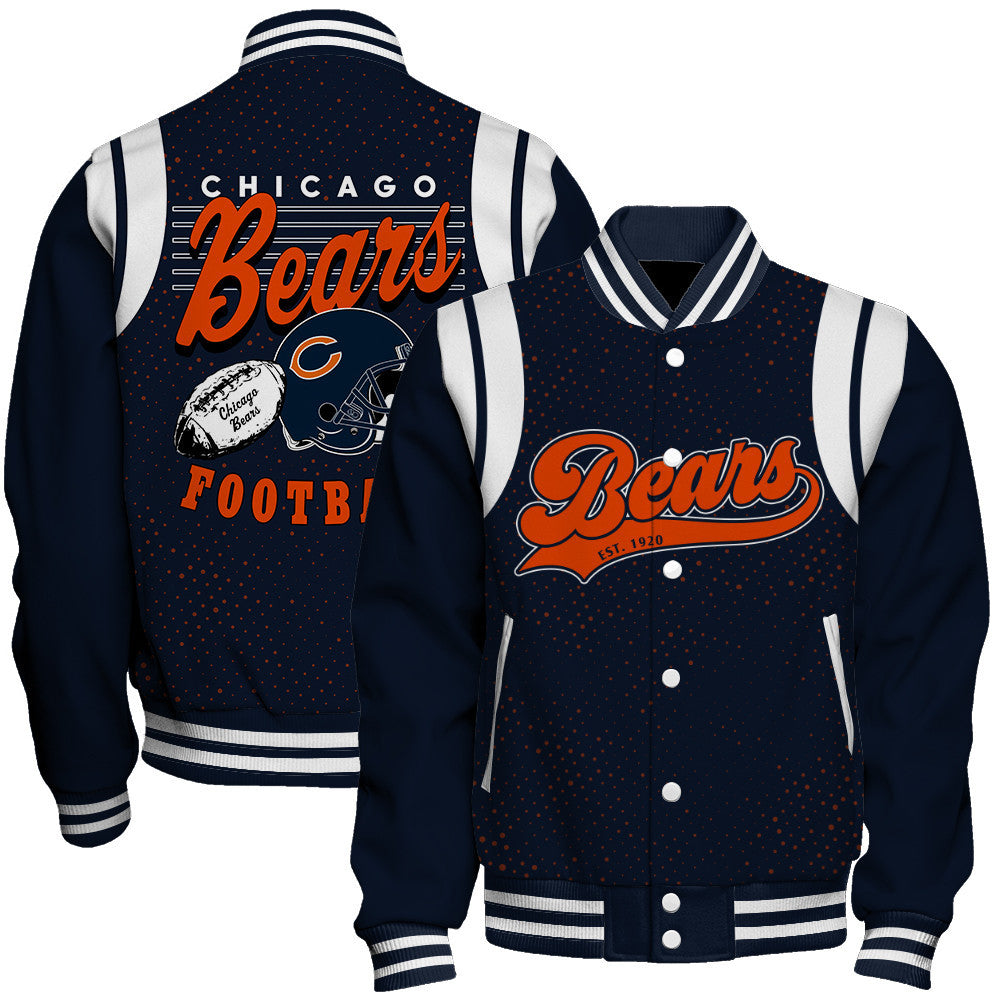 Chicago Bears National Football League 2026 Make Your Mark Unisex Varsity Jacket
