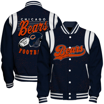 Chicago Bears National Football League 2026 Make Your Mark Unisex Varsity Jacket