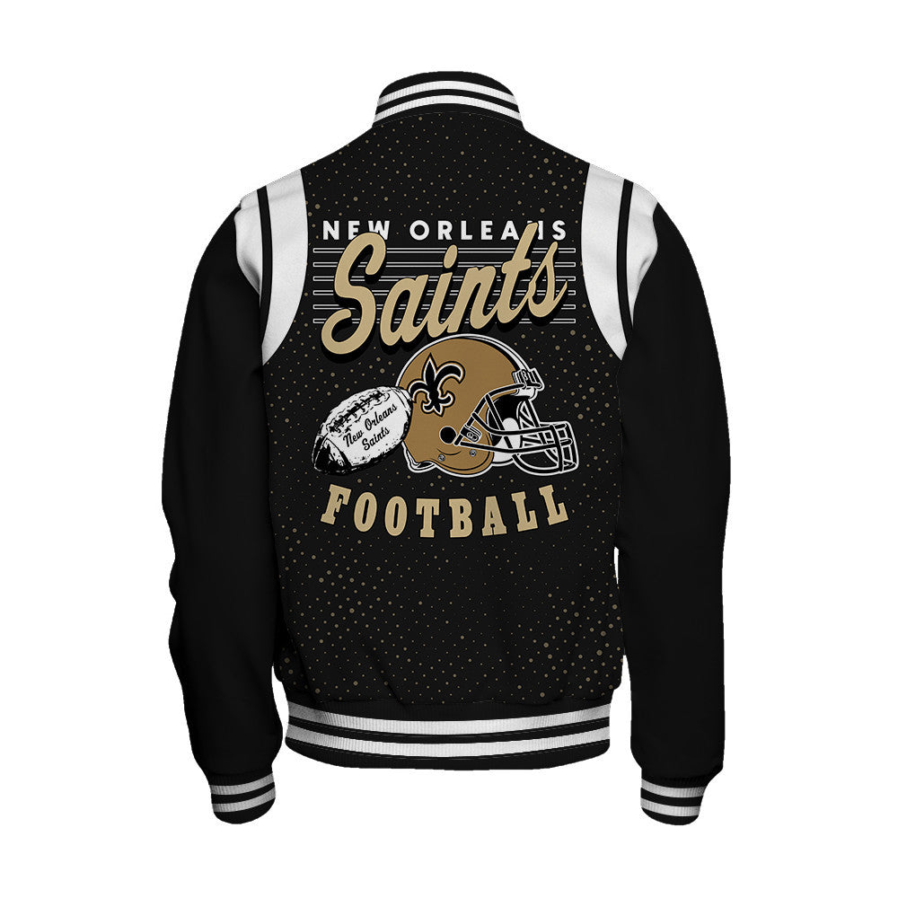 New Orleans Saints National Football League 2026 Make Your Mark Unisex Varsity Jacket