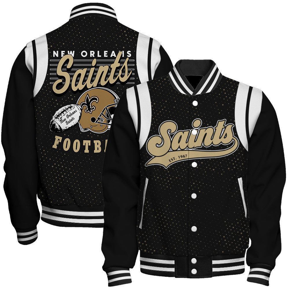 New Orleans Saints National Football League 2026 Make Your Mark Unisex Varsity Jacket