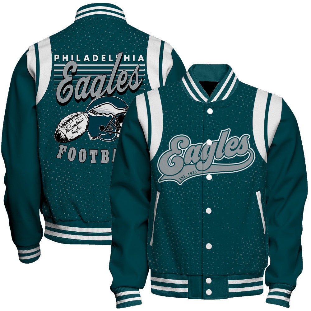 Philadelphia Eagles National Football League 2026 Make Your Mark Unisex Varsity Jacket