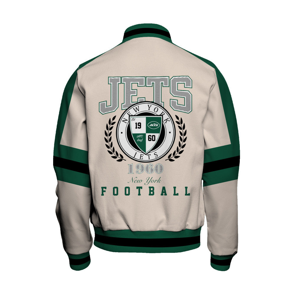 New York Jets | Football Team 2026 Feel The Power Unisex Varsity Jacket