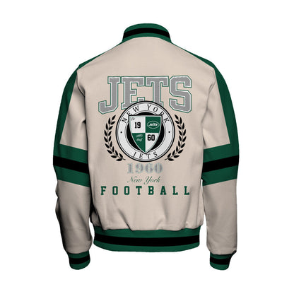 New York Jets | Football Team 2026 Feel The Power Unisex Varsity Jacket