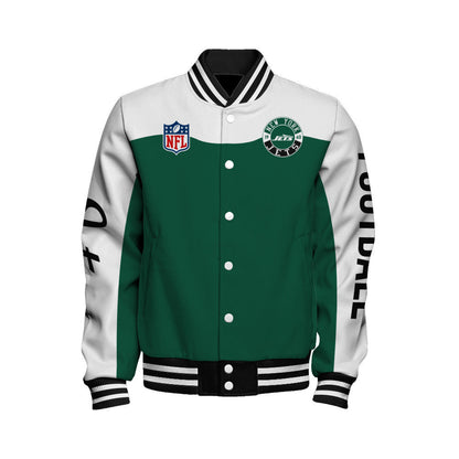 New York Jets National Football League 2026 Face Any Weather Unisex Varsity Jacket