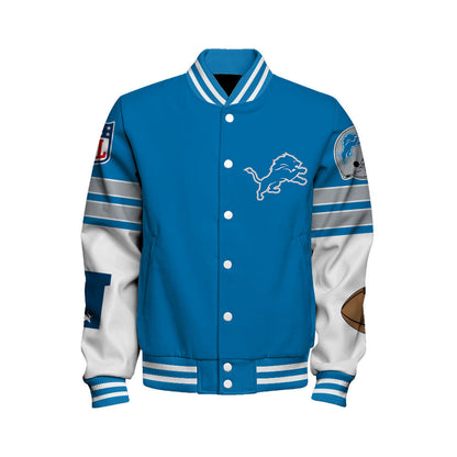 Detroit Lions National Football League 2026 Feel The Power Unisex Varsity Jacket