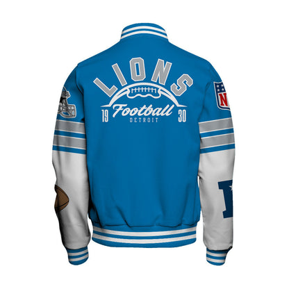 Detroit Lions National Football League 2026 Feel The Power Unisex Varsity Jacket