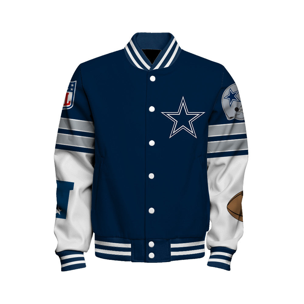 Dallas Cowboys National Football League 2026 Feel The Power Unisex Varsity Jacket