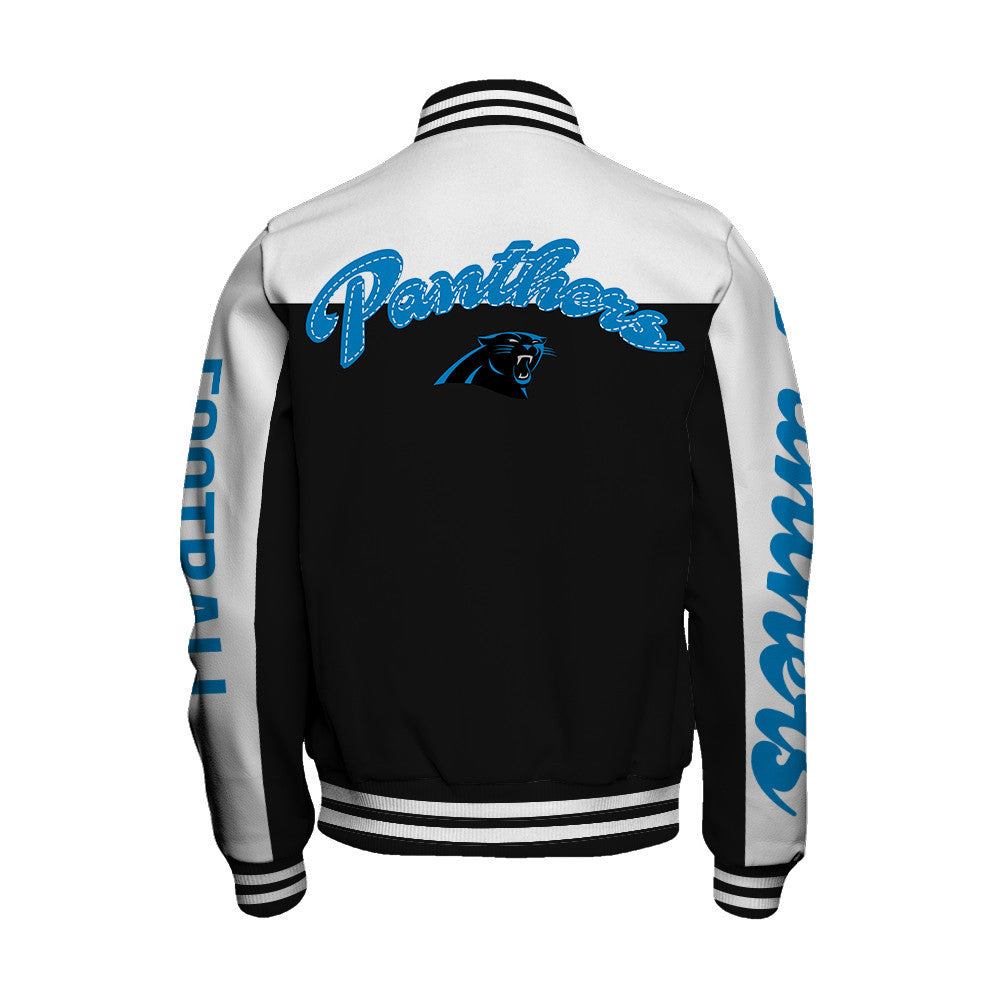 Carolina Panthers National Football League 2026 Face Any Weather Unisex Varsity Jacket