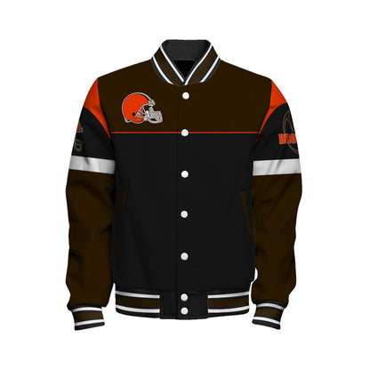 Cleveland Browns National Football League 2026 Feel The Power Unisex Varsity Jacket
