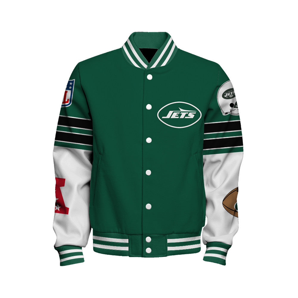 New York Jets National Football League 2026 Feel The Power Unisex Varsity Jacket