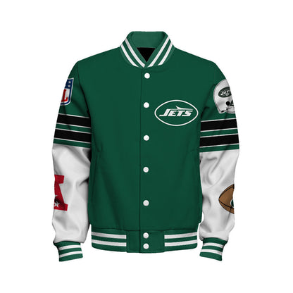 New York Jets National Football League 2026 Feel The Power Unisex Varsity Jacket