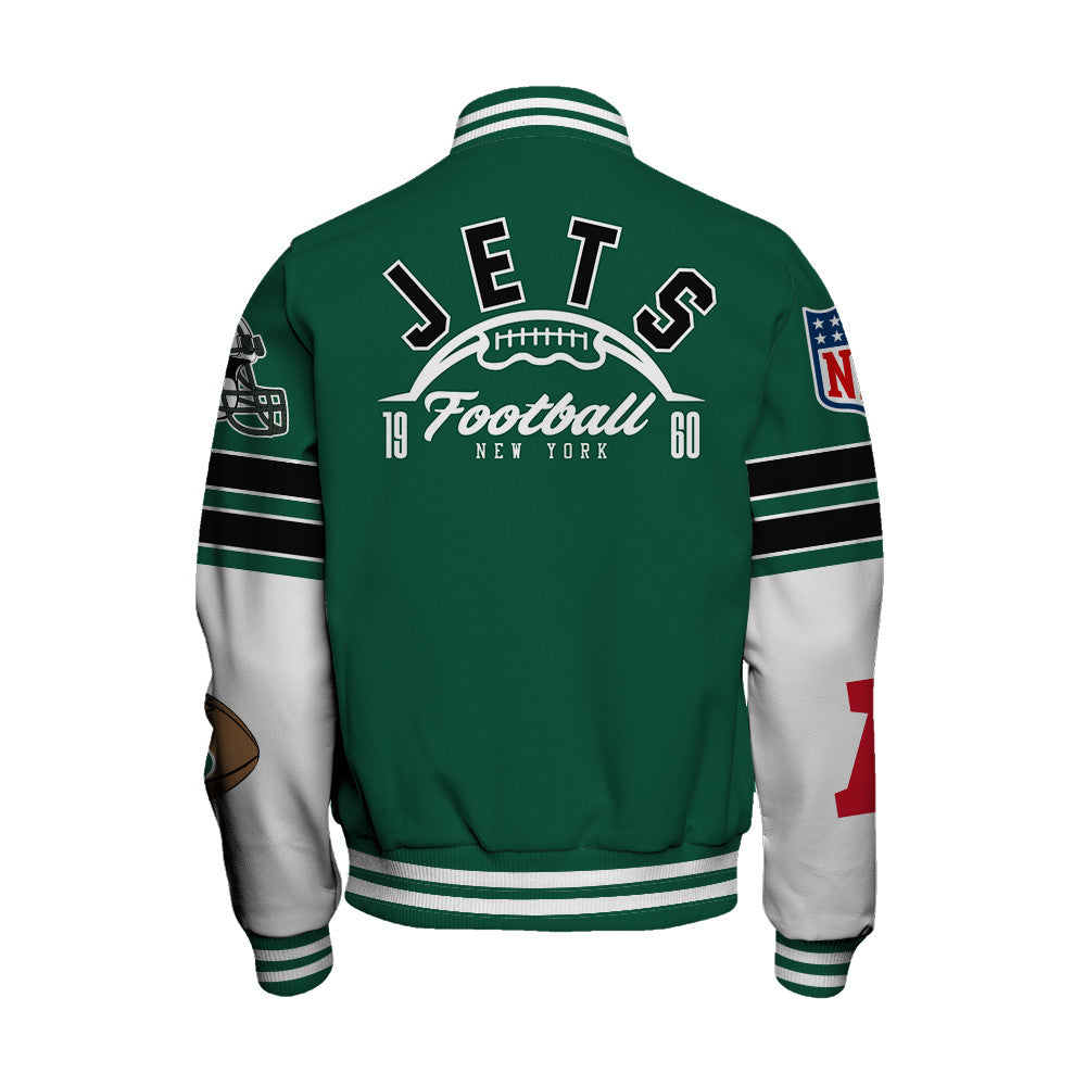 New York Jets National Football League 2026 Feel The Power Unisex Varsity Jacket