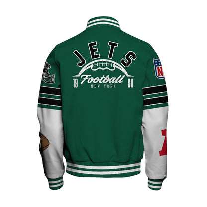 New York Jets National Football League 2026 Feel The Power Unisex Varsity Jacket