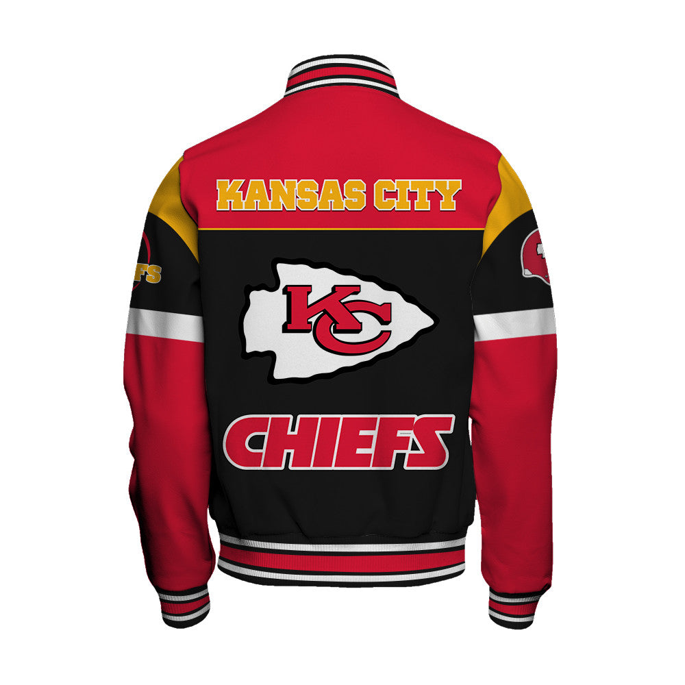 Kansas City Chiefs National Football League 2026 Feel The Power Unisex Varsity Jacket