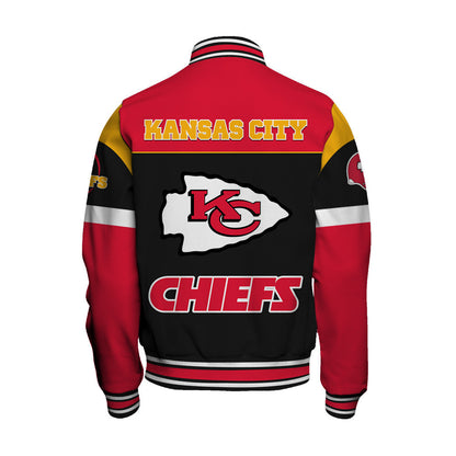 Kansas City Chiefs National Football League 2026 Feel The Power Unisex Varsity Jacket