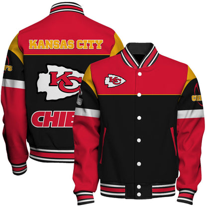 Kansas City Chiefs National Football League 2026 Feel The Power Unisex Varsity Jacket