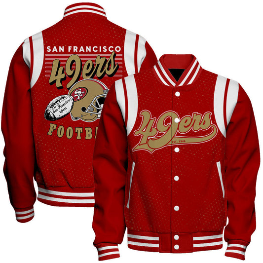 San Francisco 49ers National Football League 2026 Make Your Mark Unisex Varsity Jacket