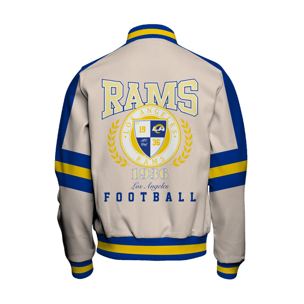 Los Angeles Rams | Football Team 2026 Feel The Power Unisex Varsity Jacket