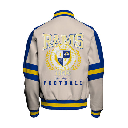 Los Angeles Rams | Football Team 2026 Feel The Power Unisex Varsity Jacket