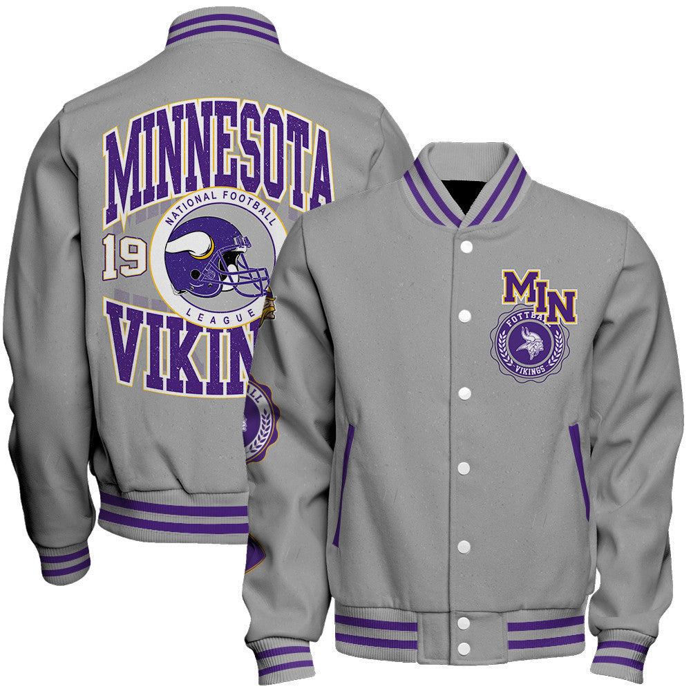 Minnesota Vikings Nfl 2026 Feel The Power Unisex Varsity Jacket