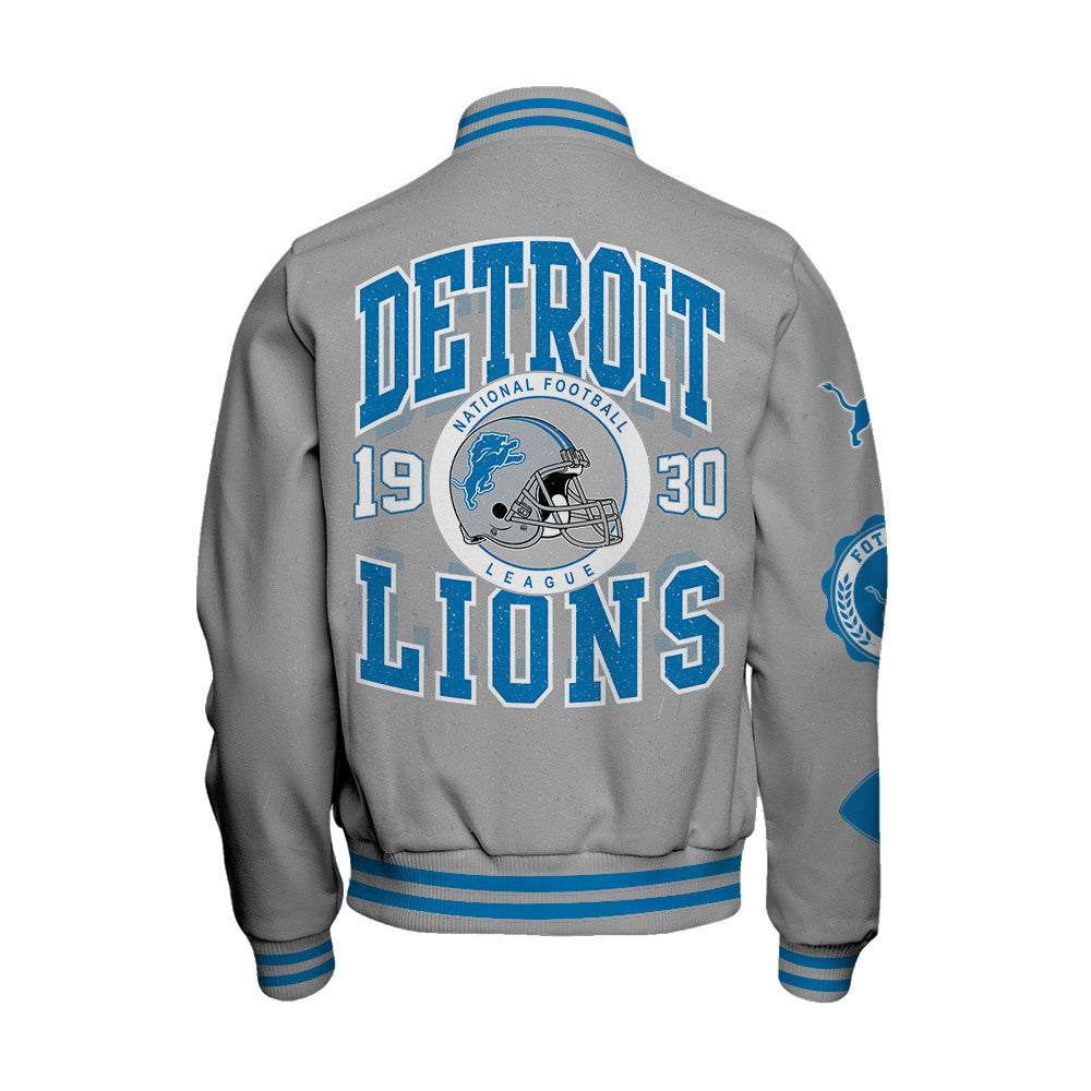 Detroit Lions 2026 Feel The Power Unisex Varsity Jacket