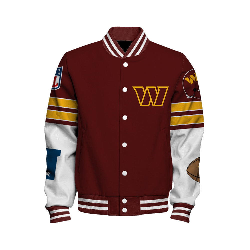 Washington Commanders National Football League 2026 Feel The Power Unisex Varsity Jacket