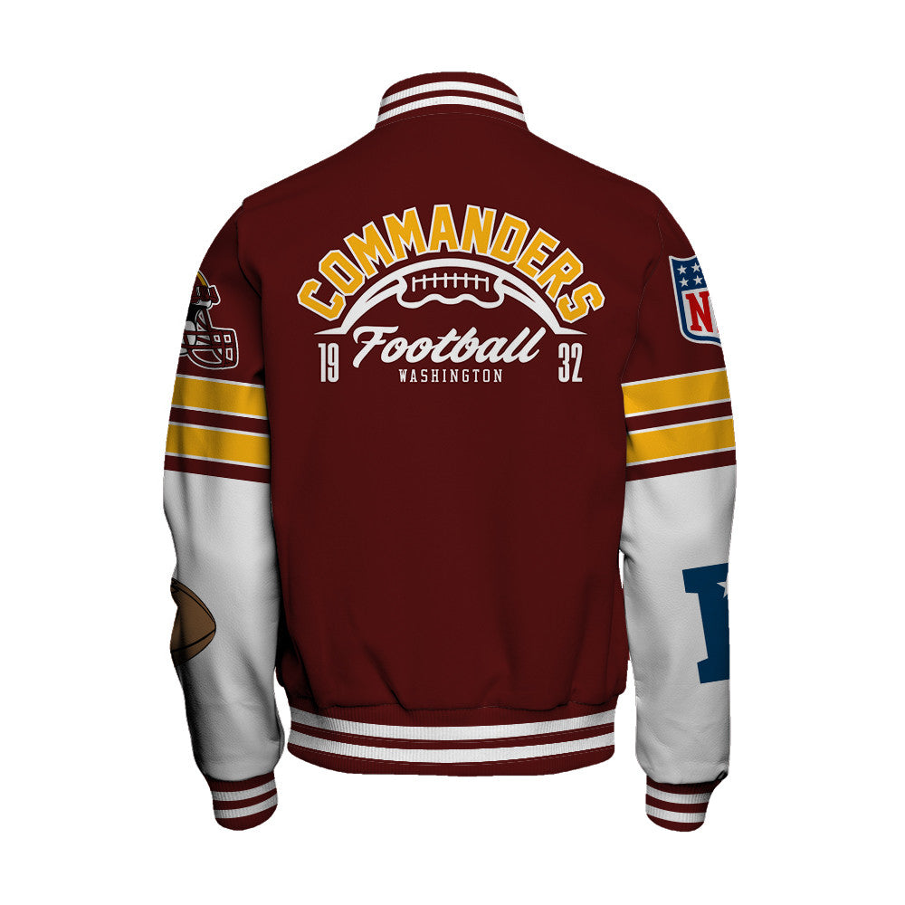 Washington Commanders National Football League 2026 Feel The Power Unisex Varsity Jacket