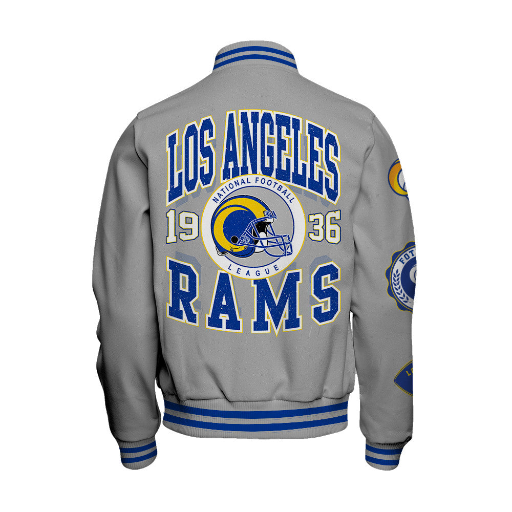 Los Angeles Rams 2026 Feel The Power Unisex Varsity Jacket