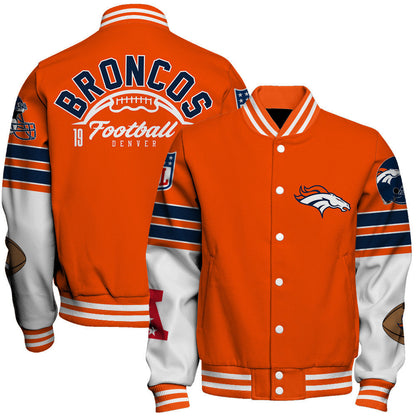 Denver Broncos National Football League 2026 Feel The Power Unisex Varsity Jacket