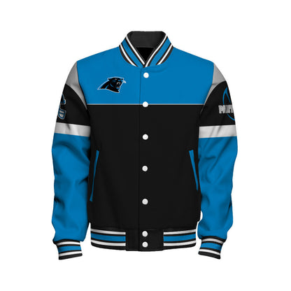 Carolina Panthers National Football League 2026 Feel The Power Unisex Varsity Jacket